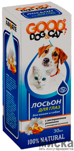 Лосьон для глаз для кошек и собак Good Dog&Cat 30 мл