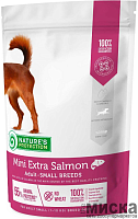 Сухой корм для собак мелких пород Nature's Protection Mini Extra Salmon с лососем 500 гр