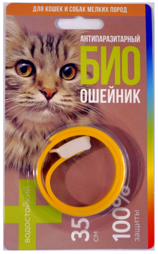 Антипаразитарный биоошейник для кошек и маленьких собак Favorite 35 см фото 2