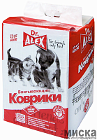 Пелёнки впитывающие для собак Dr. ALEX размер 60х90 см, 15 шт.