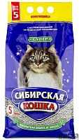 Наполнитель комкующийся Сибирская Кошка «СУПЕР» 5 л