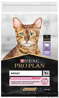 Сухой корм Purina Pro Plan Delicate Adult для взрослых кошек с чувствительным пищеварением, с индейкой