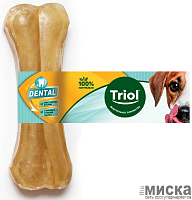 Лакомства для собак Triol "Dental" кость жевательная 7.5 см, 20 гр