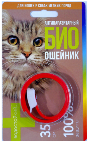 Антипаразитарный биоошейник для кошек и маленьких собак Favorite 35 см фото 3