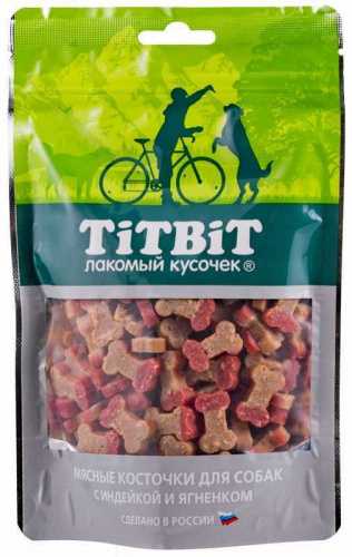 TitBit Косточки мясные для собак с индейкой и ягненком фото 2