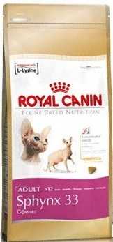 Roayl Canin Sphynx корм для сфинксов с 12 мес