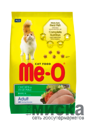 ME-O Корм для кошек, со вкусом курицы и овощей, 450 г