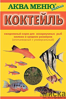 Корм для мелких и средних аквариумных рыб Аква Меню Эконом "Коктейль" 15 гр