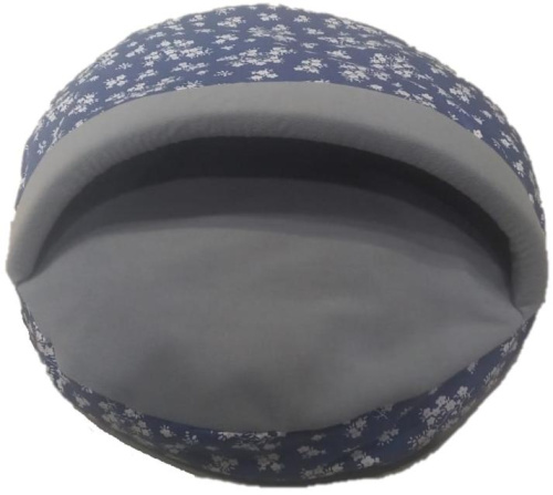 Mr.Alex лежанка круглая Mink сатин, флис, съёмный чехол (60*60*13)