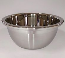 Миска металл с резиновым дном, 18см