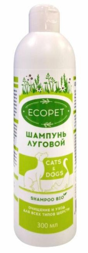 ECOPET Шампунь Луговой для кошек и собак 300 мл