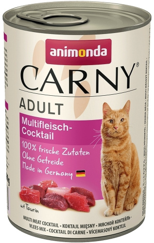 Animonda Carny Adult Multi Meat Cocktail мультимясной коктейль для кошек, 400 г