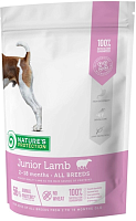 Сухой корм для щенков Natures Protection Junior Lamb с ягнёнком 500 гр