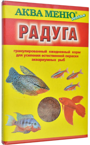 Корм для аквариумных рыб Аква Меню "Радуга" 25 гр фото 2