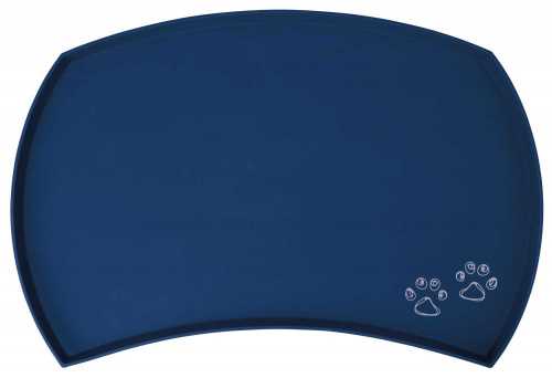 Trixie - Коврик для мисок, силикон, 48х27см., синий фото 2