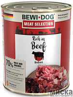 Консервы для собак Bewi Dog Rich in Beef с говядиной 800 гр