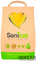 Sani Cat - Кукурузный комкующийся наполнитель, 2.8 кг