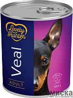 Консервы для собак Lovely Hunter Adult veal с телятиной 800 гр