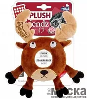Игрушка для собак GiGwi "Лось с пищалкой", 19 см