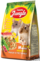 Сухой корм для мышей и песчанок Happy Jungle 400 гр