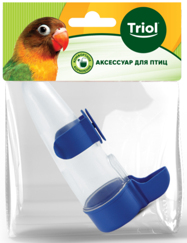Поилка для птиц Triol "Каскад" с креплением 200 мл фото 5