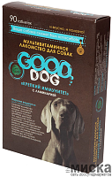 Мультивитаминное лакомство для собак Good Dog "Крепкий иммунитет" 90 таблеток