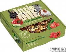 Little One Пицца с овощами Лакомство-игрушка для всех видов грызунов шоу-бокс 55 гр