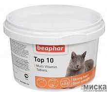 Витамины и Кормовая добавка Биафар для кошек Toп 10 Beaphar - 180 таб.