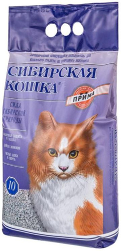 Наполнитель бентонитовый Сибирская Кошка «ПРИМА» 10 л фото 2