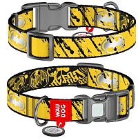 WAUDOG Nylon c QR светоотр"Бэтмен Эскиз", пластик фастекс, S