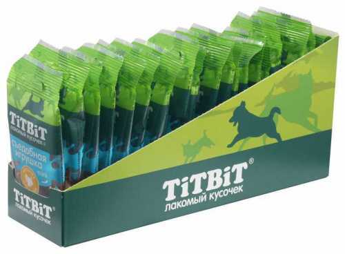 TitBit Съедобная игрушка косточка с индейкой Mini фото 3