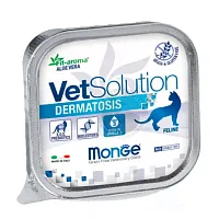 Monge VetSolution DERMATOSIS паштет для кошек при при алергиях и дерматитах,100гр 