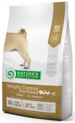 Сухой корм для стерилизованных собак Nature's Protection Weight Control Sterilised Adult all breeds 12 кг