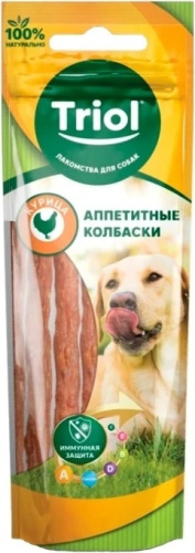 Triol Аппетитные колбаски курица 40 г