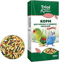 Корм для мелких и средних попугаев Triol Standart Экстра 500 г