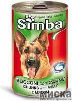 Simba  Dog cans Корм для собак «Кусочки с телятиной»