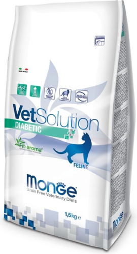 Monge VetSolution Diabetic сухой корм для кошек сахарном диабете 
