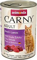 Консервы для кошек Animonda Carny Adult с говядиной и ягнёнком, 400 гр