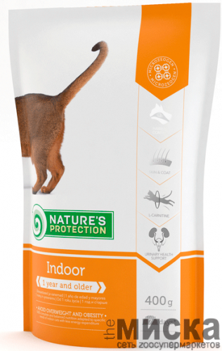 Nature's Protection Indoor корм для взрослых кошек с домашним образом жизни
