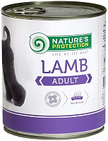 Консервы для собак Nature's Protection Adult Lamb с ягненком 800 гр