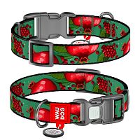 Waudog Nylon с QR паспортом XXL, ширина 35 мм, длина 46-70 см