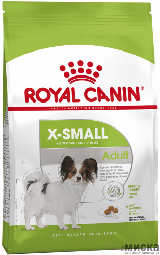 Royal Canin Xsmall adult корм для взрослых собак с 10 мес до 8 лет