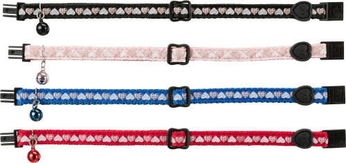 Ошейник для кошек нейлоновый Trixie Cat Collar Hearts фото 2