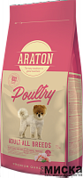 Araton adult Poultry корм для взрослых собак мелких и средних пород