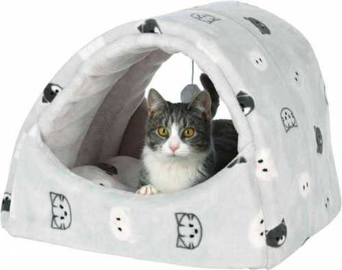 Домик-туннель для кошек Trixie Mimi 42х35х35 см Серый фото 2