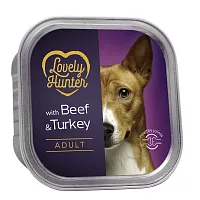 Корм для собак LOVELY HUNTER DOG ADULT BEEF & TURKEY Консревы для собак с говядиной и индейкой
