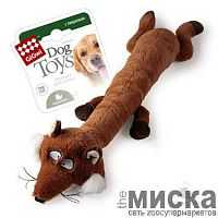 GiGwi игрушка для собак "Лиса" с большой пищалкой