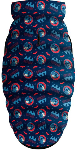 Курточка для собак WAUDOG Clothes, рисунок "Бэтмен синий с красным", размер XS22 фото 3