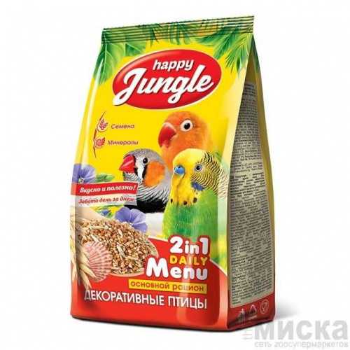 Happy Jungle Корм для декоративных птиц "Универсал"