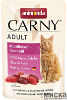 Влажный корм для кошек Animonda Carny Adult мясной коктейль, 85 гр